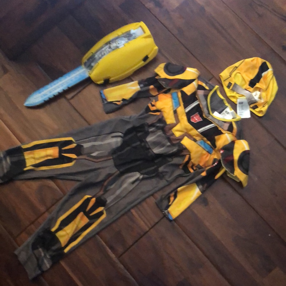 H&M transformers bumblebee costume with stinger
